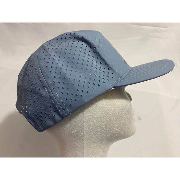 Slicker Beaut Shaka Light Blue Performance Cap Perforated Mesh Adjustable Hat - Picture 3 of 10